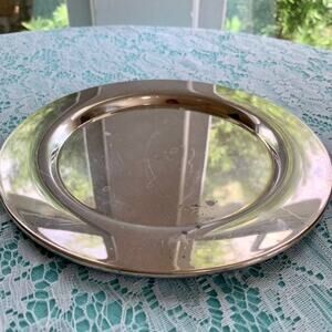 Vintage Oneida Silver Plated Charger Plate 7.5"